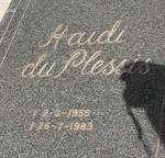 PLESSIS Haidi, du 1955-1983