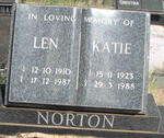 NORTON Len 1910-1987 & Katie 1923-1988