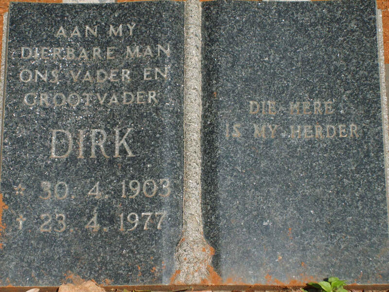 ? Dirk 1903-1977