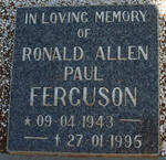 FERGUSON Ronald Allen Paul 1943-1995