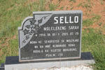 SELLO Molelekeng Sarah 1956-2005