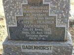 BADENHORST Casper Hendrik 1880-1950