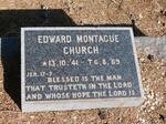CHURCH Edward Montague 1941-1969