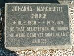 CHURCH Johanna Margarette 1909-1971