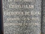 KOCK Christiaan Frederick, de 1915-1961