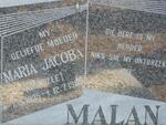 MALAN Maria Jacoba nee COETZEE 1935-1985
