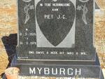 MYBURGH Piet J.C. 1929-1979