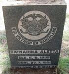 MALAN Catharina Aletta 1895-1901
