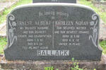 BALLACK Ernest Albert 1892-1966 & Kathleen Norah 1898-1972