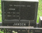 JANSEN Johan 1915-1984