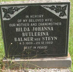 BALMER Hilda Johanna Butlerina nee STEYN 1909-1982