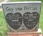 PITTIUS Simon, Gey van 1923-1984 & Joey 1925-1994