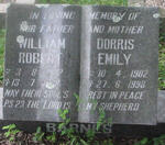 BARNES William Robert 1902-19?8 & Dorris Emily 1902-1998