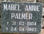 PALMER Mabel Annie 1904-1995