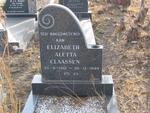 CLAASSEN Elizabeth Aletta 1912-1994
