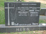 HERB Willibald 1913-1984 & Anna Thersesia 1921-2009