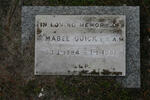 QUICK Mabel 1894-1981