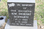 SCHWARTZ Kim Deirdré 1983-1983
