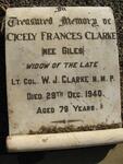 CLARKE Cicely Frances nee GILES -1940