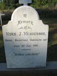 HENDERSON Hugh J. -1901