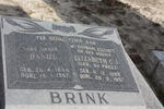BRINK Daniel 1884-1967 & Elizabeth C.J. DU PREEZ 1889-1957