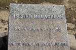 Mc LACHLAN Hester 1904-1931