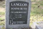 LANGLOIS Janine Ruth nee SCARBOROUGH 1968-1995