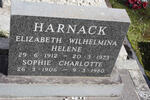 HARNACK Elizabeth Wilhelmina Helene 1912-1973 :: HARNACK Sophie Charlotte 1906-1980