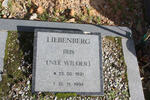 LIEBENBERG Iris nee WILDER 1931-1994
