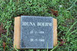 BOEHM Iduna 1954-1969