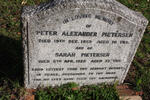 PIETERSEN Peter Alexander -1959 & Sarah -1925