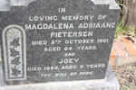 PIETERSEN Magdalena Adriaane  -1961 :: PIETERSEN Joey -1930