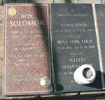 SOLOMON Roy 1951-1996 :: ROETS Ninon 1944-1997 :: LOUW Rosa Vlok 1916-1998 :: VLOK Alletta Susanna 1906-?