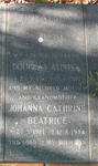 FINLAYSON Douglas Alister 1923-1991 & Johanna Cathrine Beatrice 1921-1994
