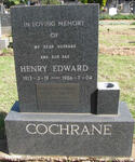 COCHRANE Henry Edward 1913-1986 & Jean Mavis 1917-2004