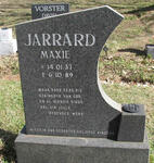 JARRARD Maxie 1937-1989
