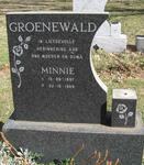 GROENEWALD Minnie 1897-1989