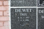 WET Trix, de 1927-2006