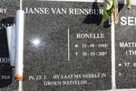 RENSBURG Ronelle, Janse van 1948-2007