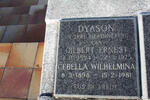 DYASON Gilbert Ernest 1894-1975 & Cebella Wilhelmina 1898-1981
