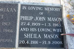 MASON Philip John 1909-1963 & Sheila 1916-2008