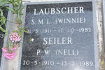 LAUBSCHER S.M.L. 1911-1982 :: SEILER P.W. NELL 1910-1989