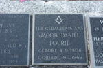 FOURIE Jacob Daniel 1908-1969
