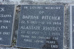 RHODES Alastair 1920-1988 & Daphne PITCHER 1921-1984