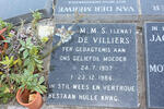 VILLIERS M.M.S., de 1907-1986