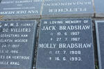 BRADSHAW Jack 1907-1987 & Molly 1908-1993