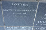 LOTTER Mattheus 1928-1998