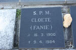 CLOETE S.P.M. 1900-1984