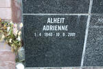 ALHEIT Adrienne 1940-2001