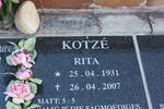 KOTZE Rita 1931-2007
